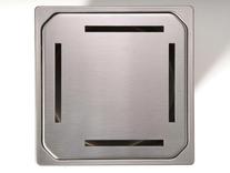 Piesa superioara de montaj Kessel, Ø132, SYSTEM 100, gratar Slot Design, pentru corp sifon 